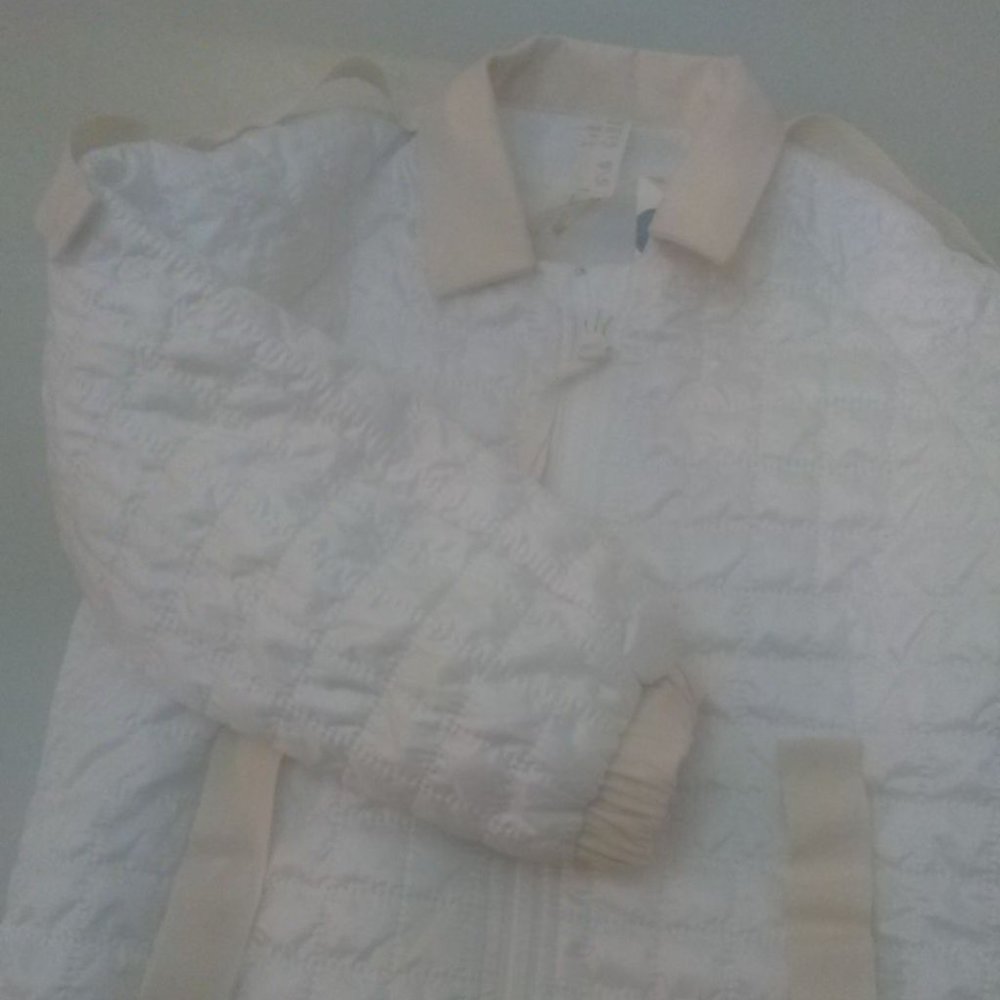 Tia Cibani size 5/6 white jacket